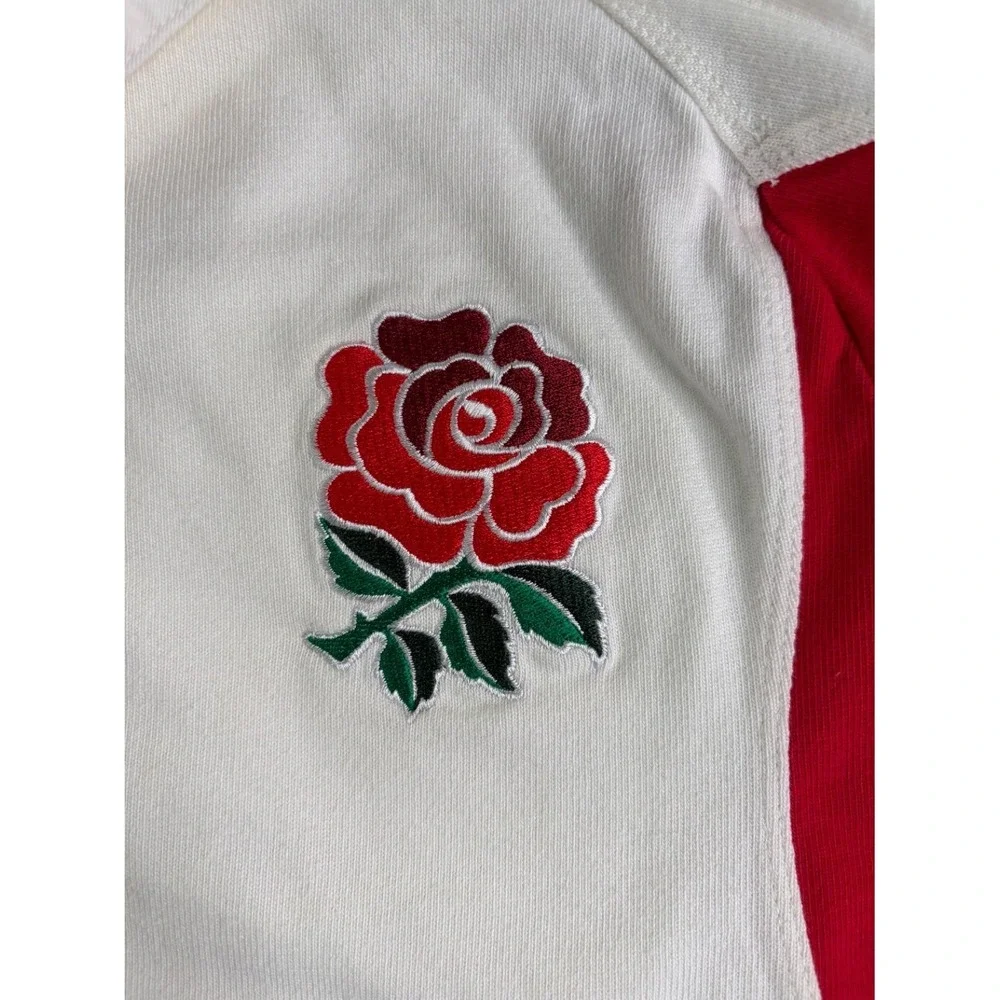 Nike England Rfu Home Jersey Men's XL White Cotton Blend Embroidered Swoosh